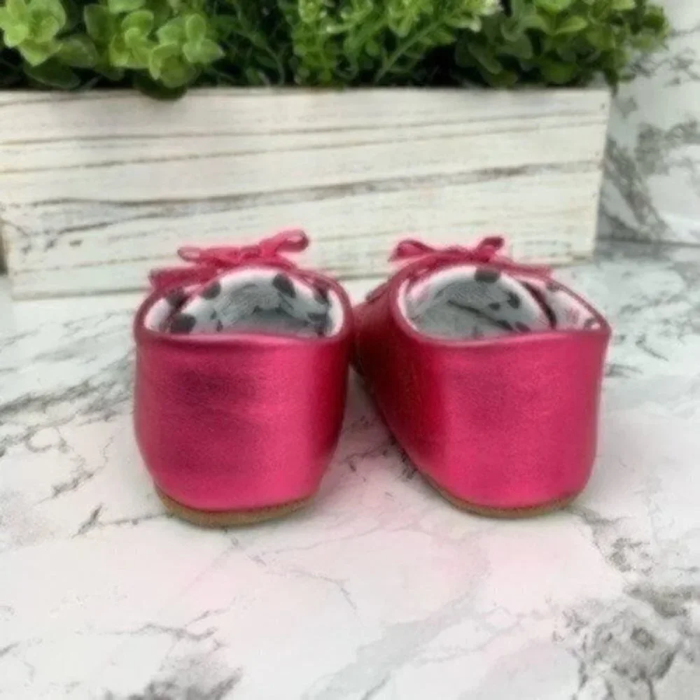 New! Rosie Pope Metallic Pink Baby Shoes